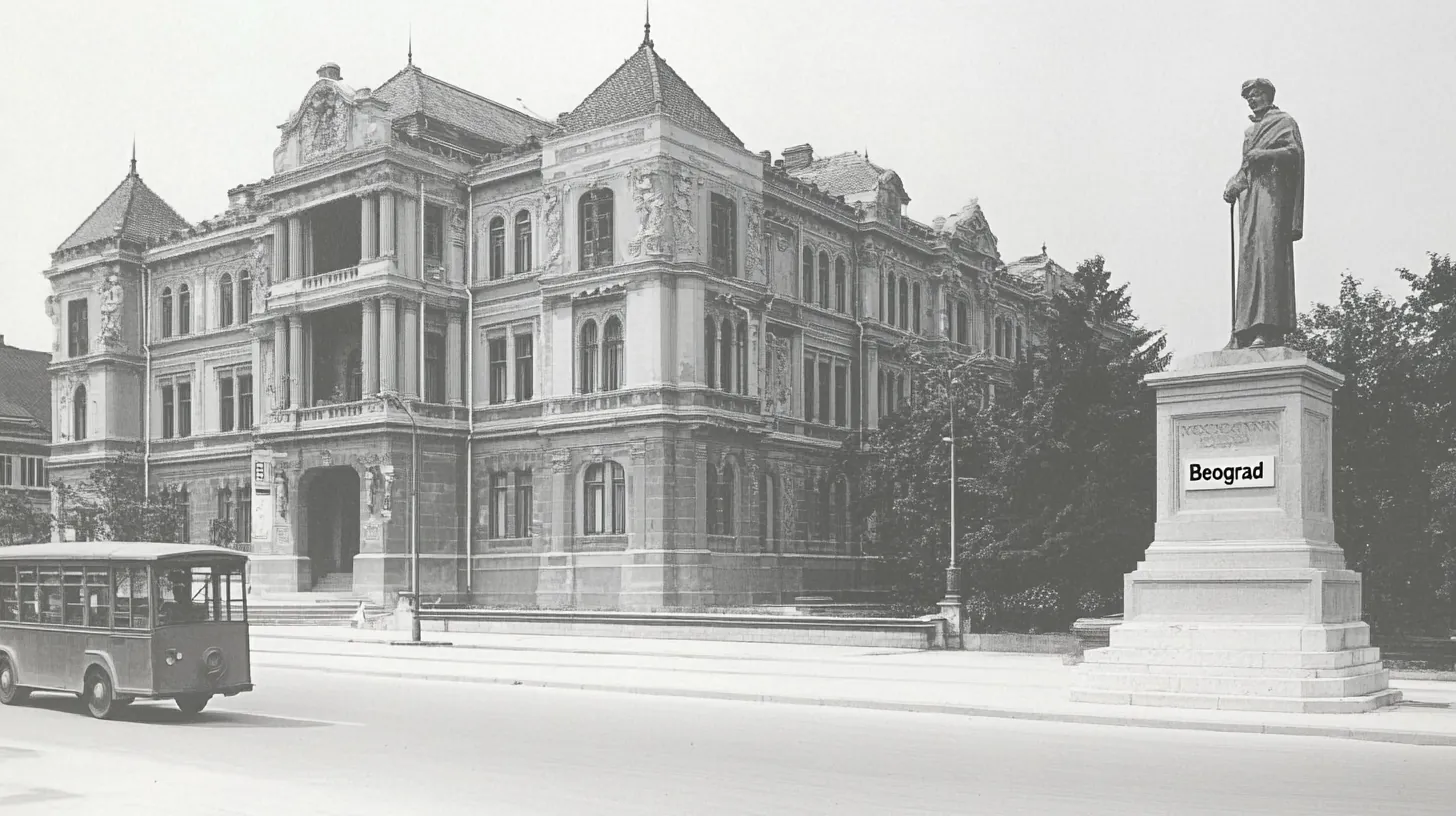 An_old_photo_of_the_building_which_is_located_in_belgrade_an, variant 1