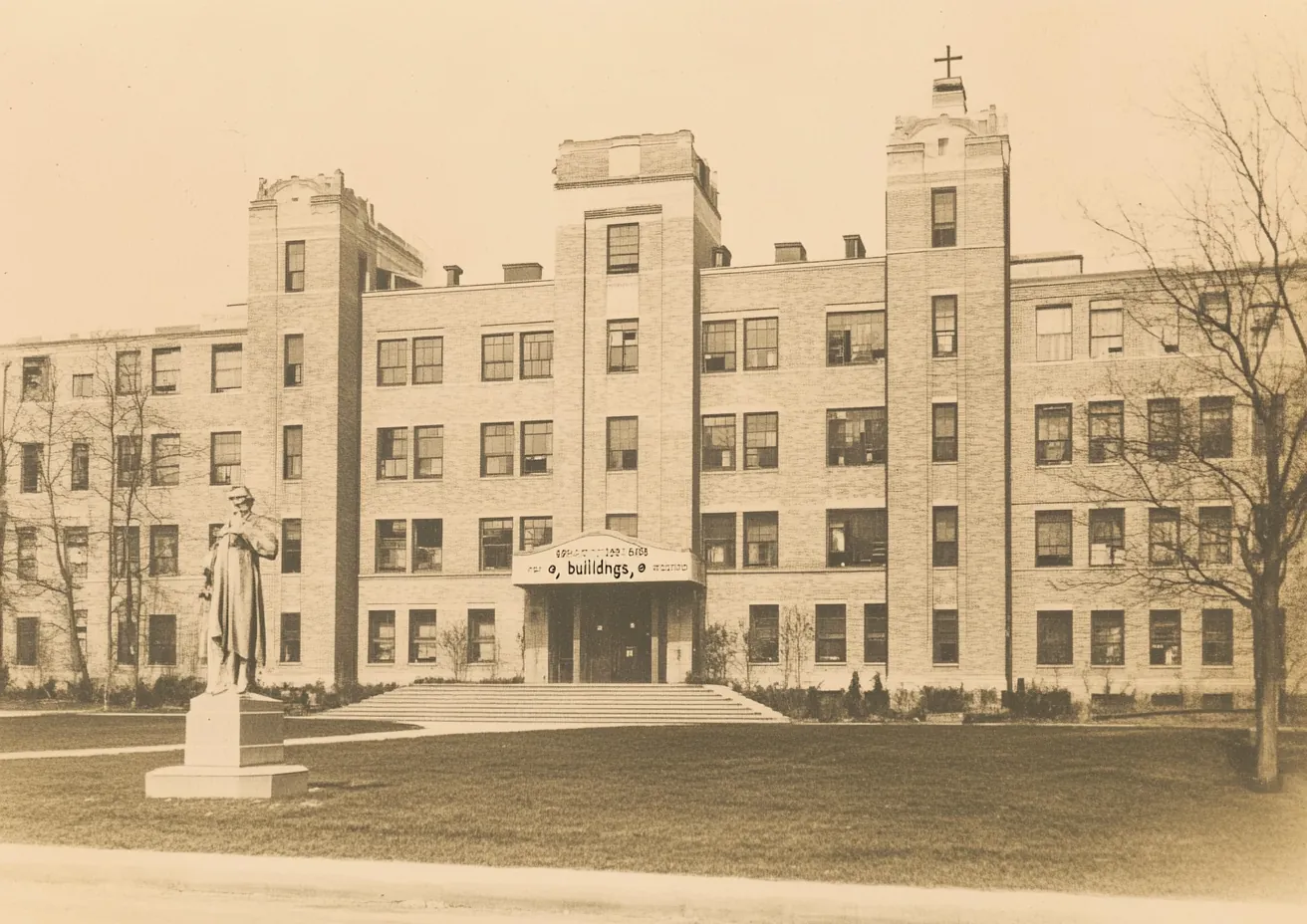 An_old_photo_of_the_hospital_building_in_buildings_Kvel_Squa, variant 1